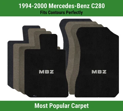 Alfombrillas delanteras Lloyd Ultimat para Mercedes-Benz C280 94-00 con apliques MBZ Foto 1 de 4