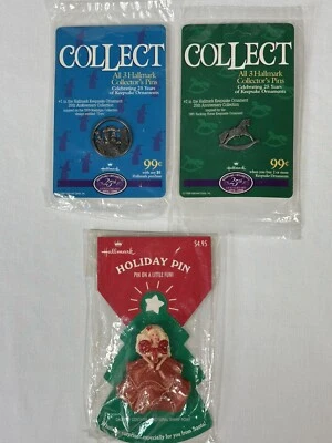 3 prendedores de sello nuevos en paquete 2 prendedores de solapa y 1 Barbie de vacaciones Foto 1 de 4