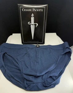 Cesare Paciotti Italian Brief Underwear Blue Size 7 NIB - Picture 1 of 7