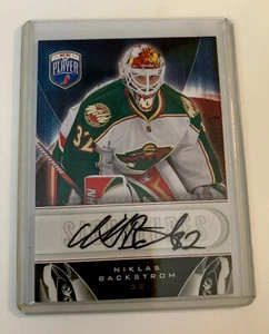UD Be A Player, Signature, Niklas Backstrom, Wild Minnesota,#S-NB, N/M Condi - Picture 1 of 2