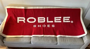 Vintage Roblee Shoes Felt Banner Store Advertising Baldwin Regalia 83.5” x 34.5” - Picture 1 of 7