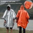 Thermal Rainwear Survival Poncho Cold Insulation Blankets Emergency Raincoat