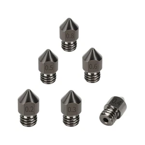 0.2mm-1.0mm Hardened Steel MK8 3D Printer Nozzles Extruder for Creality Ender - Picture 1 of 9
