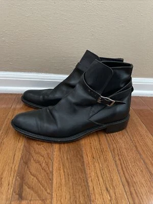 Botines Joan & David Vintage Mujer Cuero Negro Hebilla 8.5 Italia Foto 1 de 4