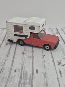 Vintage Corgi Mazda B1600 Pickup Camper 1/36 Red Removable Camper - Picture 1 of 9