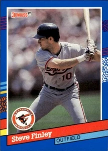 1991 Donruss #355b Steve Finley - Picture 1 of 2