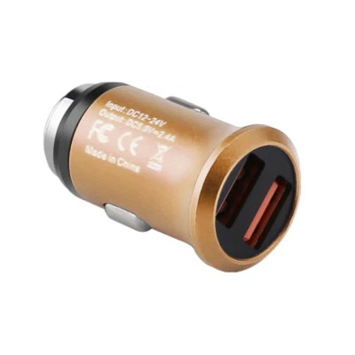 2-Port USB Car Charger Power Adapter for iPhone 15 14 13 12 11 X Samsung Android - Image 1 of 3