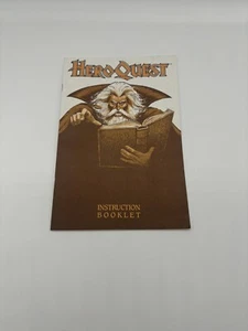 Vintage 1989 1990 Hero Quest VTG Replacement Parts - Instruction Booklet Manual - Picture 1 of 5