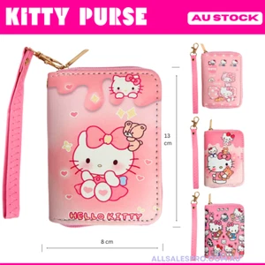 Kitty Purse 13cm Girls Wallet Gift Cartoon Kitty Cat Coin Bag - Bild 1 von 6