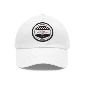Dad Hat with Leather Patch (Round) - Picture 1 of 8