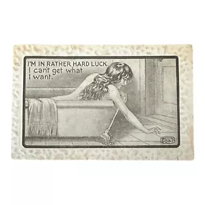 1912 Bathing Beauty Postcard ephemera. Victorian/Art Deco - Picture 1 of 5