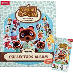 Nintendo Animal Crossing Amiibo Cards: Series 5 Bundle - Pack + Collectors Album - Zdjęcie 1 z 4