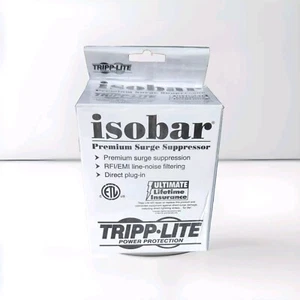 Tripp Lite Isobar Ultrablok 428 Premium Surge Suppressor RFI/EMI Noise Filtering - Afbeelding 1 van 2