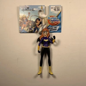 Hallmark DC Comics Super Hero Girls Black Purple Batgirl Christmas Tree Ornament - Picture 1 of 2