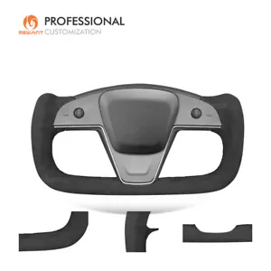 Funda de volante MEWANT negra Alcantara para Tesla Yoke Model S Model X 2021-2023 - Imagen 1 de 11