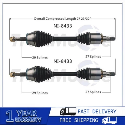 Para Infiniti QX56 2013~2013 2x eje delantero izquierdo delantero derecho TrakMotive CV Foto 1 de 4