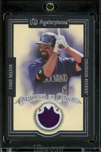 2007 UD Masterpieces Captured on Canvas Todd Helton #CC-HE HOF - Picture 1 of 2