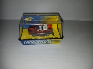 JOHNNY LIGHTNING TJET 500 RED FORD MUSTANG SLOT CAR CHROME - Picture 1 of 6
