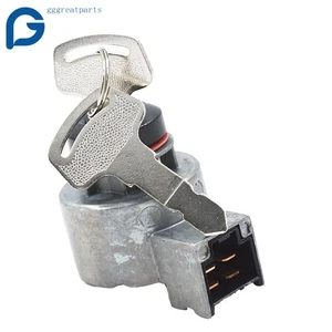 Interruptor de encendido 6C04055452 con 2 llaves para Kubota B7500 B2100 B2400 B1700 B7510 - Imagen 1 de 7