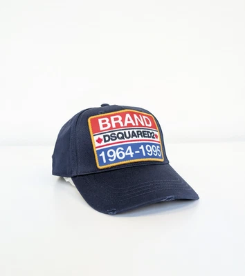 Gorra De Béisbol DSQUARED2 BCM0307 Con Parche Logo 'Family Business' Azul Marino - Imagen 1 de 4