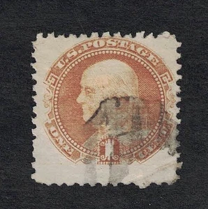 A nice-looking, problem free 1869 Used 1¢ Franklin Stamp, Scott #112 - Picture 1 of 2