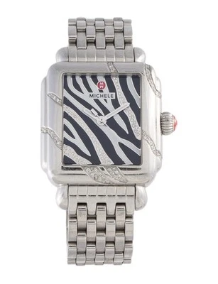 Michele Deco Safari Zebra Diamond Ladies Watch, Stainless Steel - Image 1 of 4