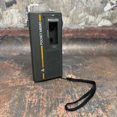 Vintage Phillips 393 Pocket Memo Dictaphone - Tested & Working - Image 1 of 4