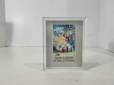 1985 Royals MLB Baseball 82 Years Of Tradition World Series Program Paperweight - Image 1 of 4