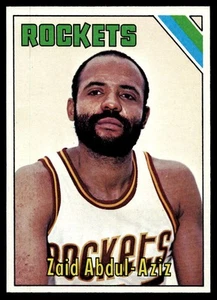1975-76 Topps #49 Zaid Abdul-Aziz Houston Rockets Sin precio base como nuevo - Imagen 1 de 2
