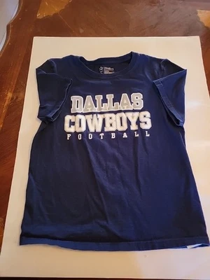 Dallas Cowboys Auténtica Juvenil Camiseta Grande Azul Marino Manga Corta Cuello Redondo Foto 1 de 3