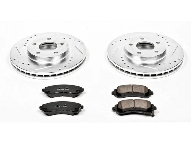 Kit de pastillas de freno delanteras y rotor para Pontiac Montana 2002-2004 AWD 2003 JY571ZQ Foto 1 de 1