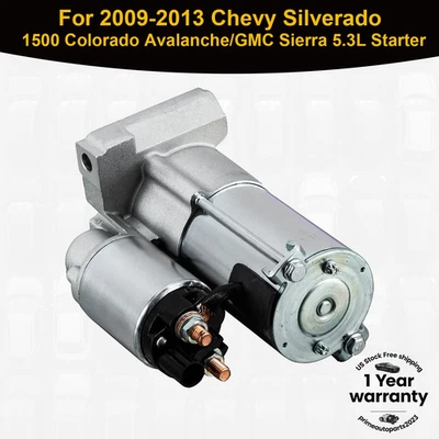 For 2009-2013 Chevy Silverado 1500 Colorado Avalanche/GMC Sierra 5.3L Starter - Image 1 of 4