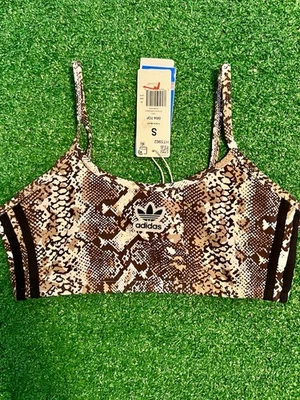 NEW! Adidas L59750 Women's Snake Print Originals Snake Print Bra Size S - Image 1 of 4
