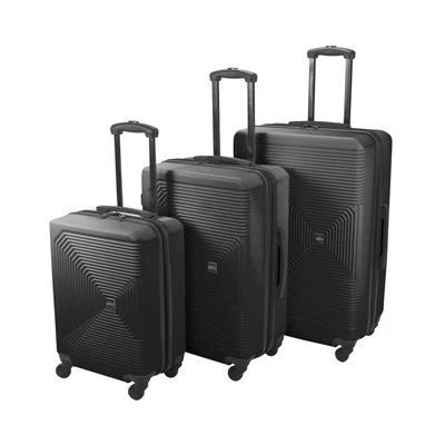 American Flyer Knox 3-Piece Hardside Luggage Set in Black - Image 1 of 4