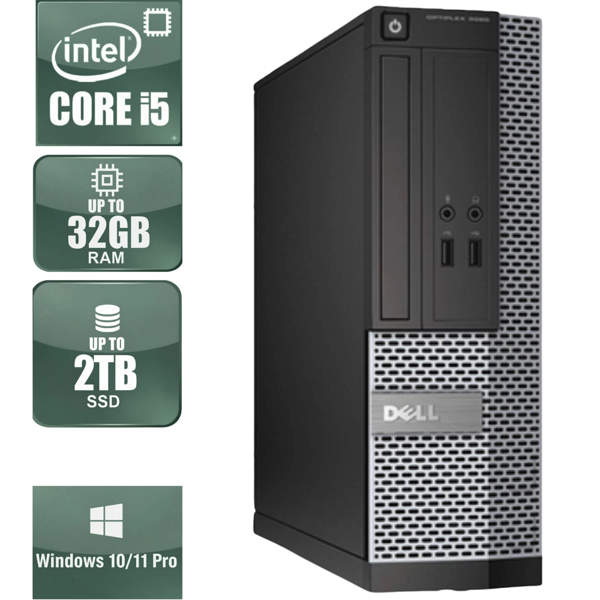 1TB-2TB Hard Drive Capacity PC Desktops & All-In-One Computers for
