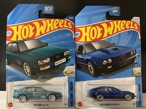 Hot Wheels Set Of 87 Audi Quattro & Alfa Romeo GTV6 3.0 - Picture 1 of 12
