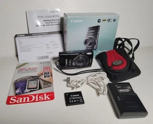 Canon PowerShot ELPH 340 HS 16.0MP Digital Camera w box batteries case manual et - Picture 1 of 5