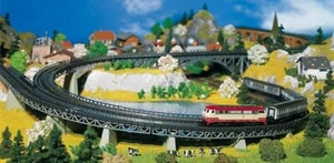 Faller 222542 - 4 plans de roulement, courbe R1 193 mm - N (1:160) - Imagen 1 de 4
