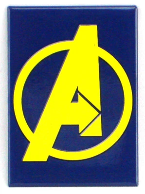 Ímã de geladeira logotipo dos Vingadores Marvel Comics Heroes novo - Imagem 1 de 2
