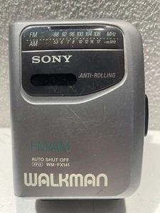 Sony Walkman [WM-FX141] FM/AM Radio Cassette Player Radio - FOR PARTS  #S2 - Picture 1 of 3