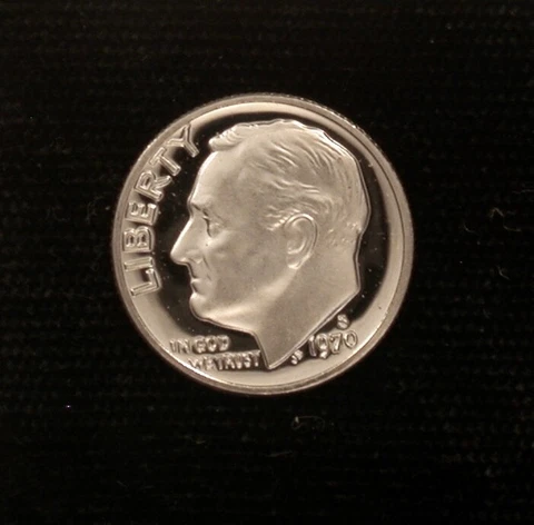 1970s 10c MEGA-GRADE DCAM PROOF !!!!! ULTRA HEAVY 2-SIDED FROST !!!!! Cover
