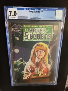 House of Secrets #92 CGC 7.0. B. Wrightson Grey Tone. 1st App Swamp Thing. 1971. - Picture 1 of 2