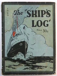 The Ships Log William J Dalton Verlag Kreuzfahrtschiff Reisemagazin 1923 - Bild 1 von 11