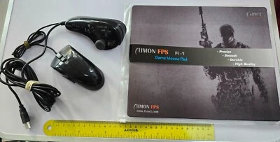 SONY PLAYSTATION 3 PS3 SPLITFISH FRAG FX PIRANHA CONTROLLER MOUSE FPS USB Mat Pa - Image 1 of 4