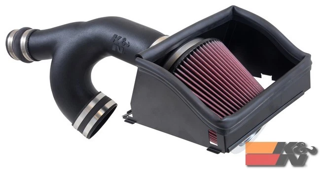 Sistema de admisión de aire K&N para cargador de aire Ford F150 V6-2,7 L F/I, 2015-2018 63-2593 Foto 1 de 1