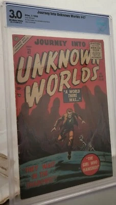 1956 Journey into Unknown Worlds #47  Bill Everett & Syd Shores - Atlas CBCS 3.0 - Image 1 of 4