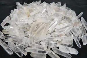 Seed Quartz Small - Medium Crystal Points, 20g Part Polished Quartz Crystals PPS - Picture 1 of 11