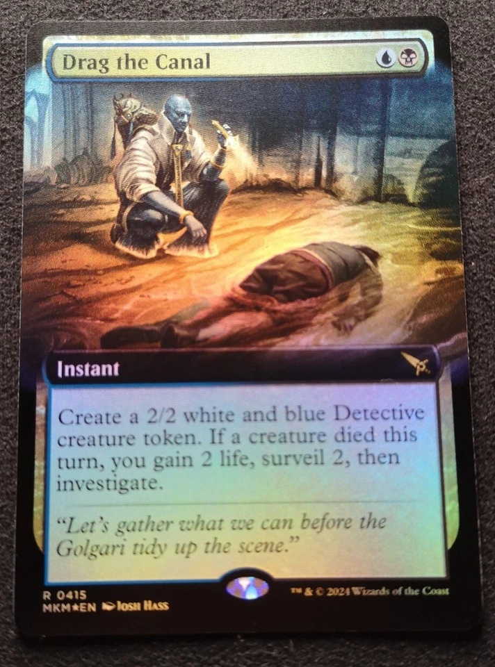 Drag The Canal - Foil - Extended Art - MKM - MTG - NM - EN - 0415 - Image 1 of 1