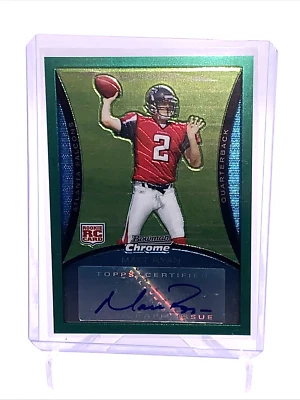 Bowman Chrome 2008 - Matt Ryan #BC59 autógrafos de novato verde/150 (AU, RC) Foto 1 de 2