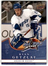 2008-09 Upper Deck All-Stars Ryan Getzlaf #AS18 Anaheim Ducks